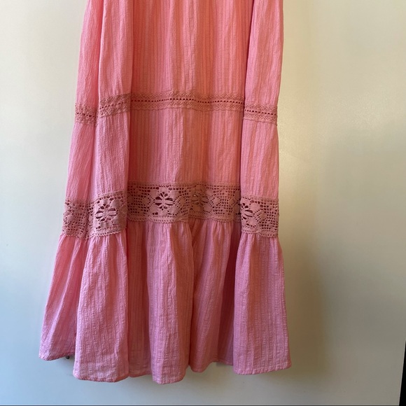 Arrata silent journey - Anthropologie bohemian pink sleeveless maxi - Picture 7 of 14